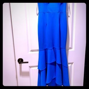 Bloomingdales azure aqua dress